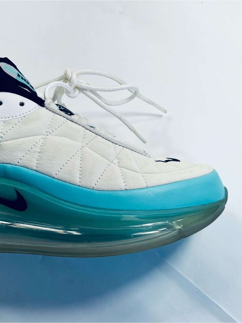 Nike Air Max MX-720-818 White Aqua Teal Platinum CK2607-001 Women’s 8.5 Sneakers - Picture 11 of 15